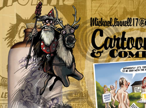 Michael Linnell - Cartoons & Comics